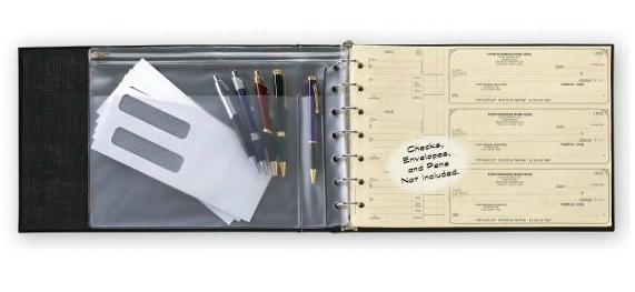 Binder for 3-On-A-Page Checks