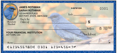 Audubon Birds Checks