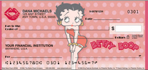 Betty Boop Charm Checks