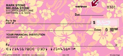 Hawaiian Flowers Checks
