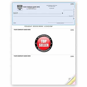Laser Top Checks, QuickBooks Compatible, Lined